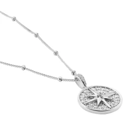 Collier Apollinaris Argent Blanc Oxyde De Zirconium