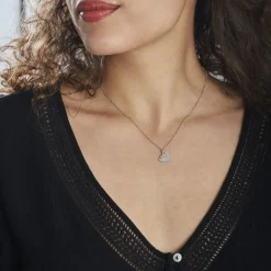 Collier Argent Bicolore Soio