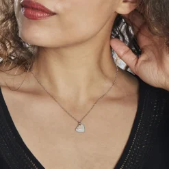 Collier Argent Bicolore Soio