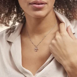 Collier Argent Bicolore Teodors
