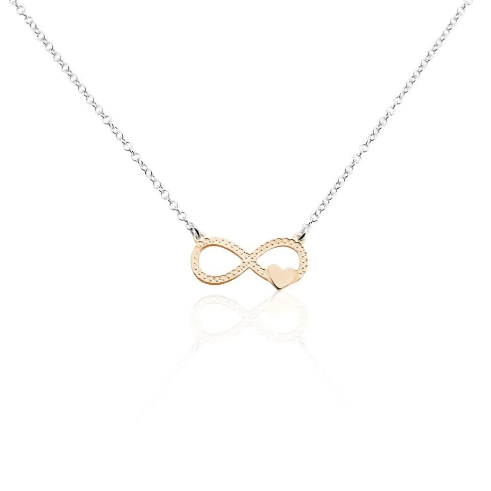Collier Argent Bicolore Vikenti