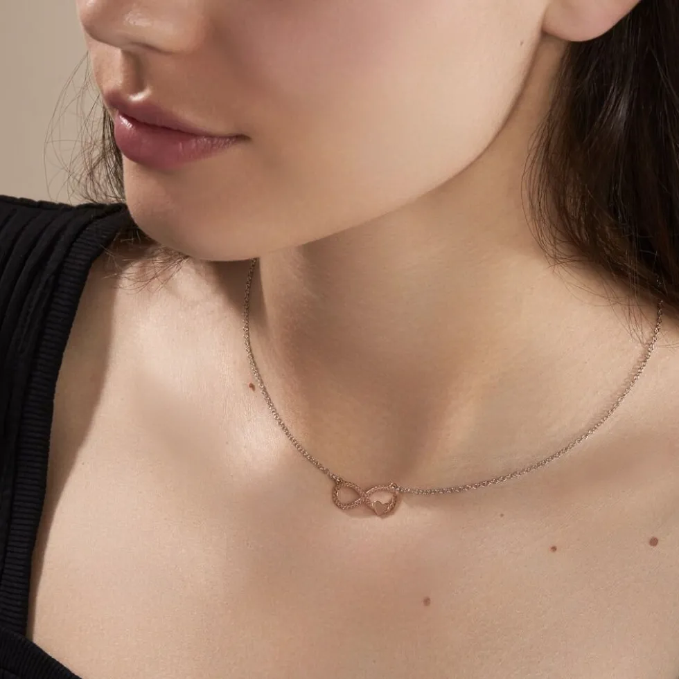 Collier Argent Bicolore Vikenti