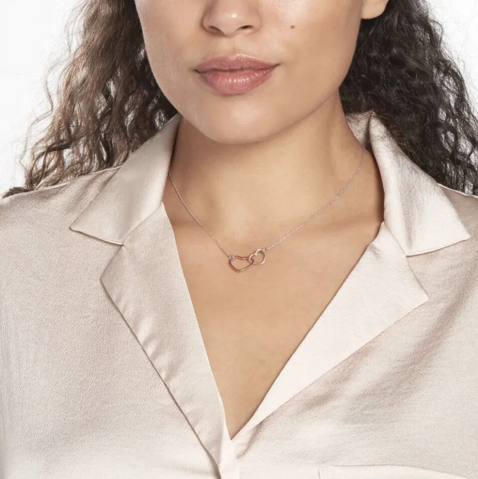 Collier Argent Bicolore Virgi