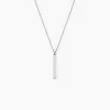 Collier Argent Blanc Fedor