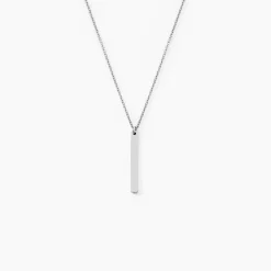 Collier Argent Blanc Fedor