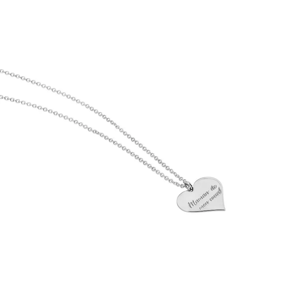 Collier Argent Blanc Francino
