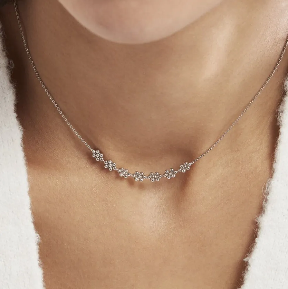 Collier Argent Blanc Hippolyta