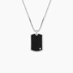 Collier Argent Blanc Ilias Oxyde De Zirconium