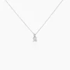 Collier Argent Blanc Jenah Oxyde De Zirconium