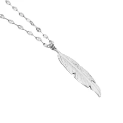 Collier Argent Blanc Jubba