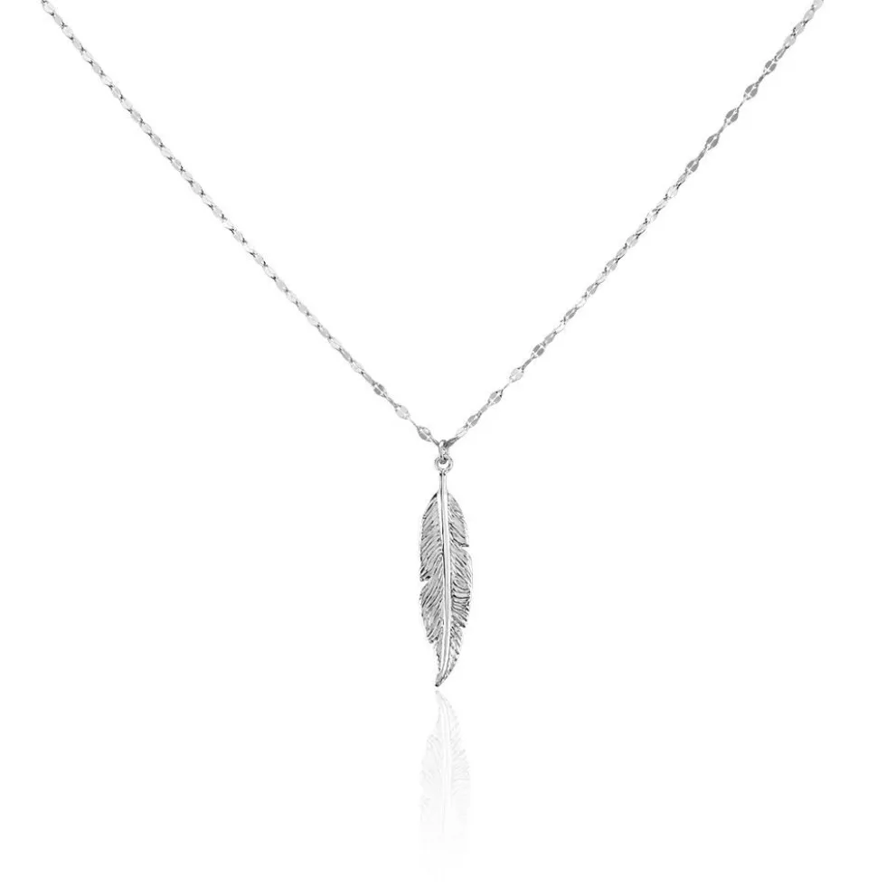 Collier Argent Blanc Jubba