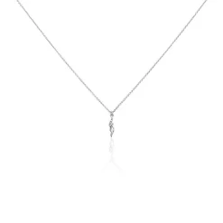 Collier Argent Blanc Lempa