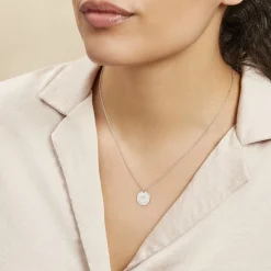 Collier Argent Blanc Nevada