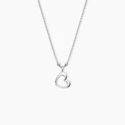 Collier Argent Blanc Ossia