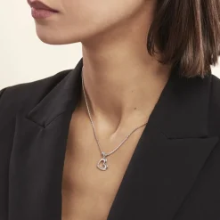 Collier Argent Blanc Ossia