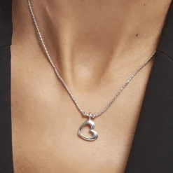 Collier Argent Blanc Ossia