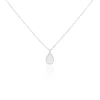 Collier Argent Blanc Paros