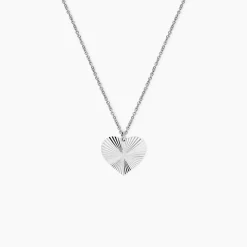 Collier Argent Blanc Sveta