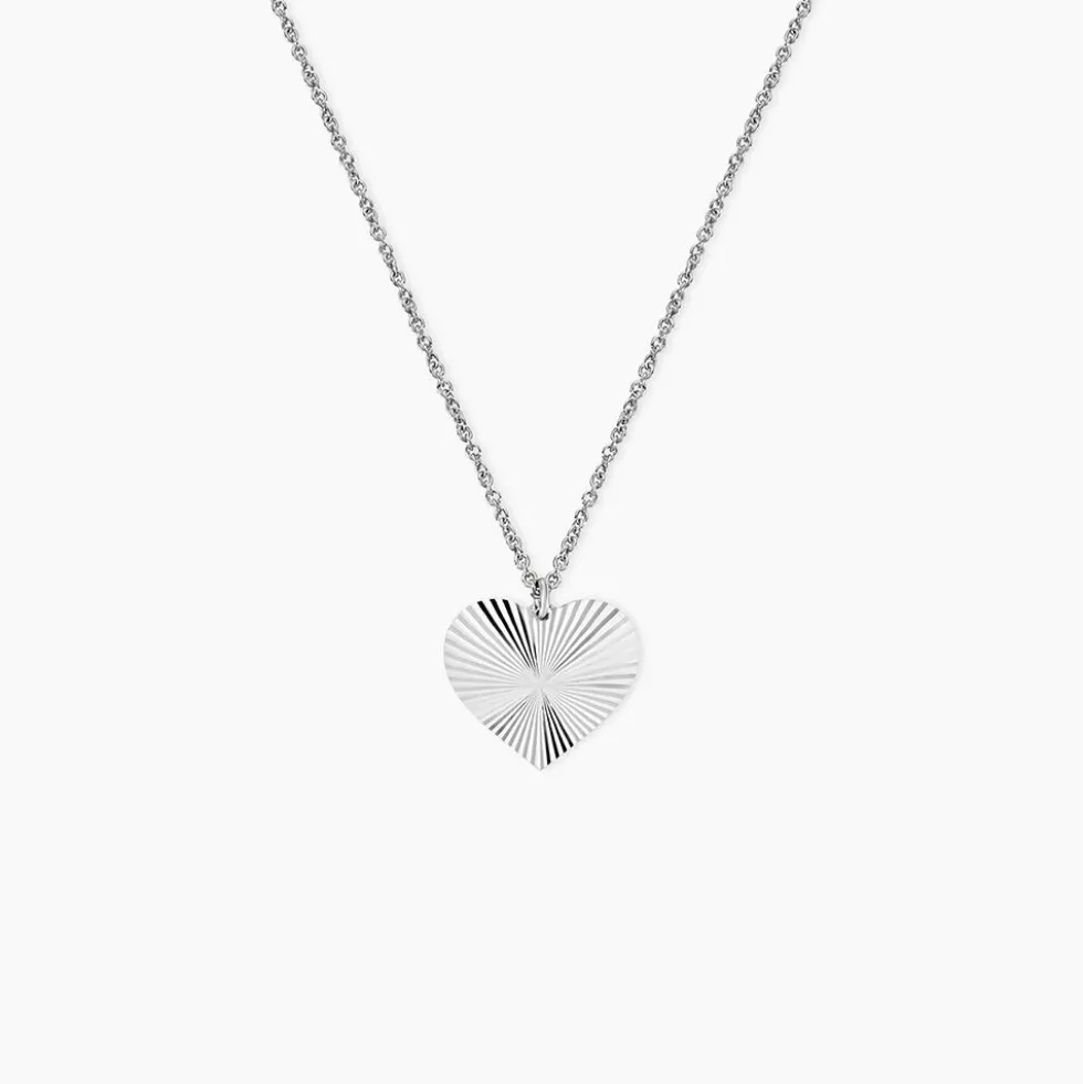 Collier Argent Blanc Sveta