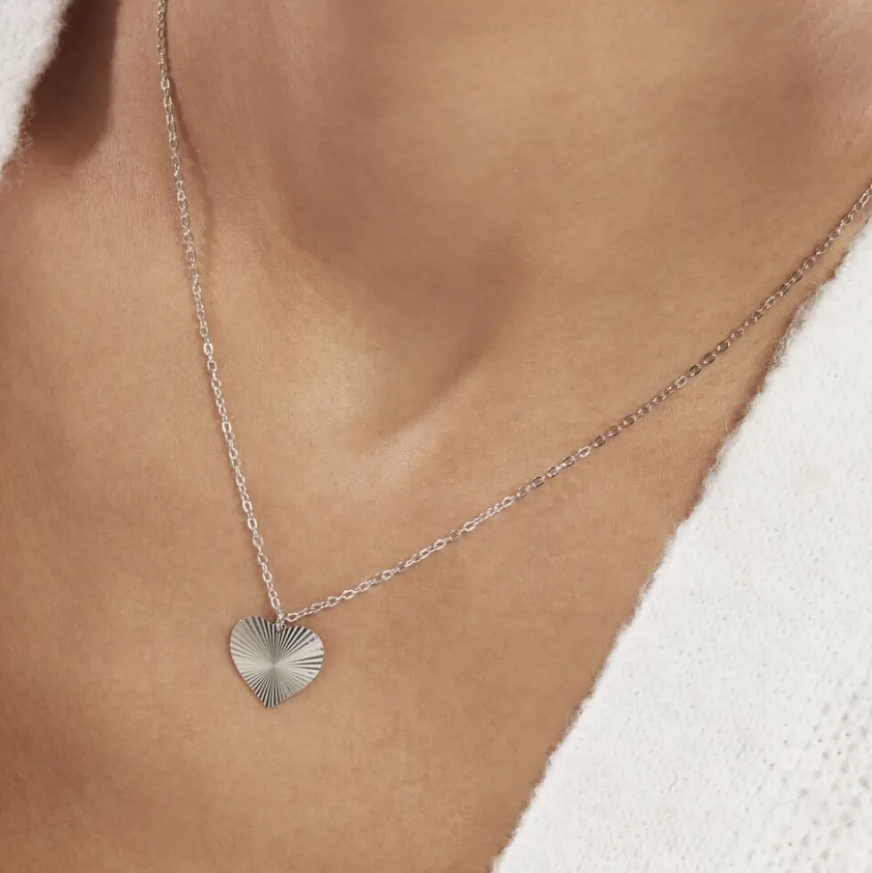 Collier Argent Blanc Sveta