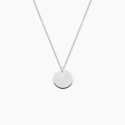 Collier Argent Blanc Tana Nacre
