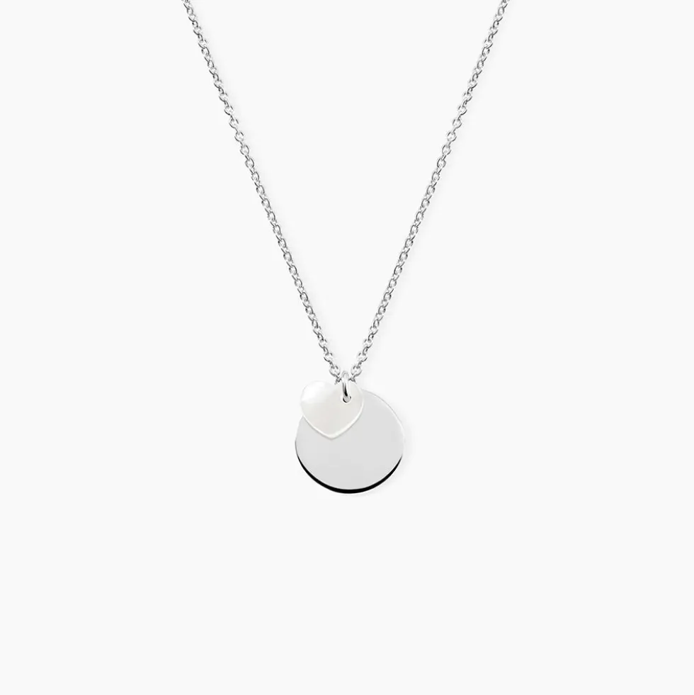Collier Argent Blanc Tana Nacre