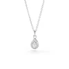 Collier Argent Blanc Tania Oxydes De Zirconium