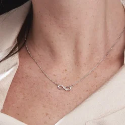 Collier Argent Blanc Teoxane