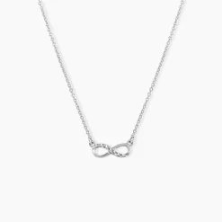 Collier Argent Blanc Teoxane