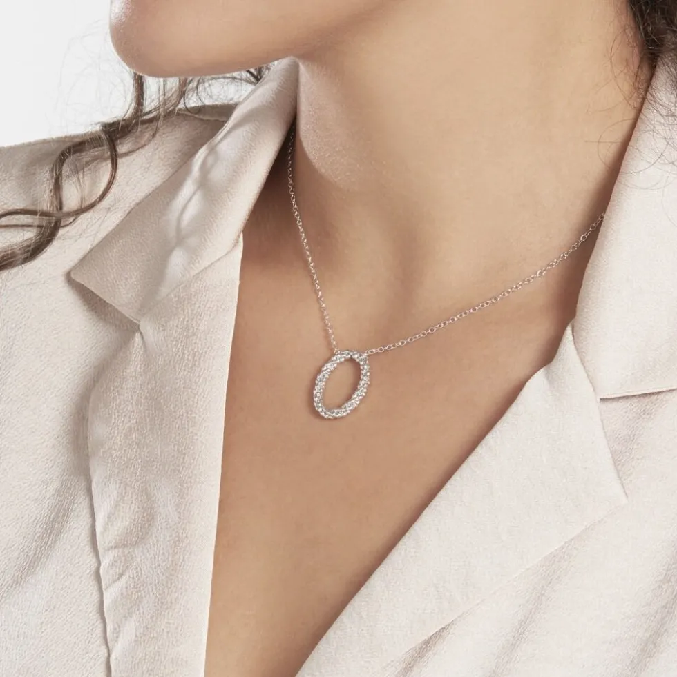 Collier Argent Blanc Unai