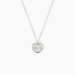 Collier Argent Blanc Vitto Nacre