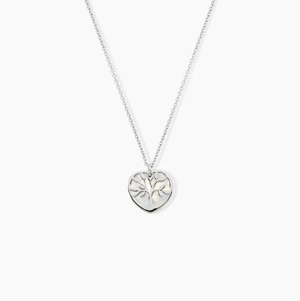 Collier Argent Blanc Vitto Nacre