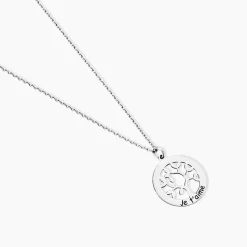 Collier Argent Blanc Vroon