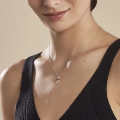 Collier Argent Fifi Oxydes De Zirconium