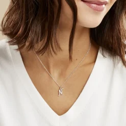 Collier Argent Fifi Oxydes De Zirconium