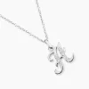 Collier Argent Fifi Oxydes De Zirconium