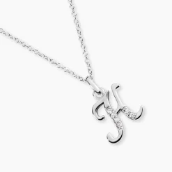 Collier Argent Fifi Oxydes De Zirconium