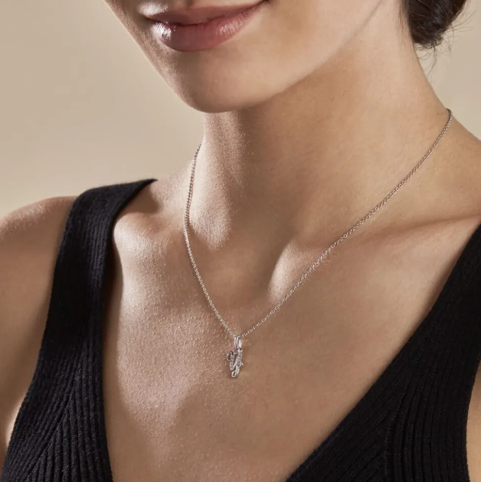 Collier Argent Fifi Oxydes De Zirconium