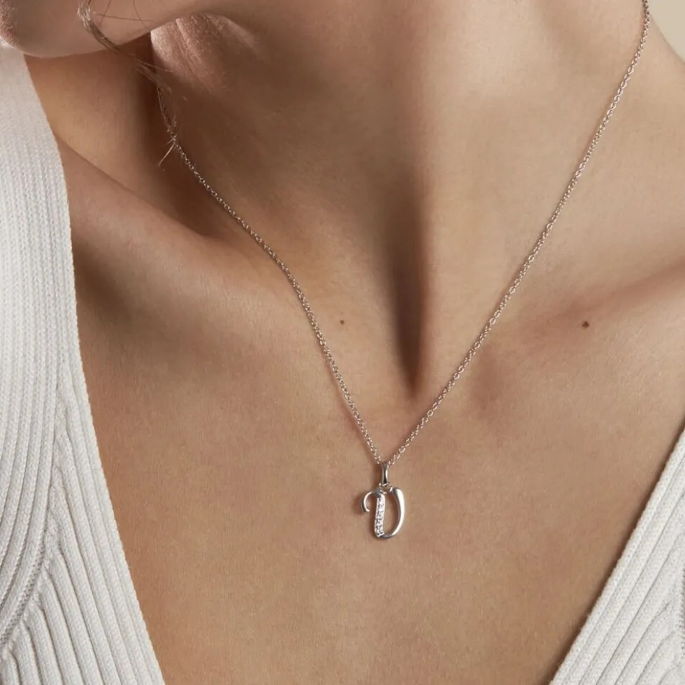 Collier Argent Fifi Oxydes De Zirconium