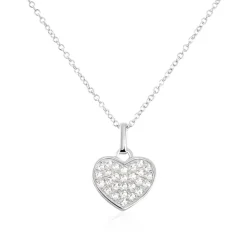 Collier Argent Frederik Oxyde De Zirconium