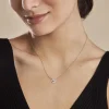 Collier Argent Gautiere Oxydes De Zirconium