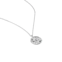 Collier Argent Herbert Oxydes De Zirconium
