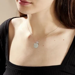 Collier Argent Nellchen Oxydes De Zirconium