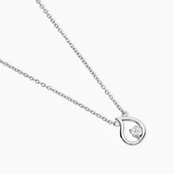 Collier Argent Sidonio Oxydes De Zirconium