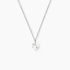 Collier Argent Sopher Oxyde De Zirconium