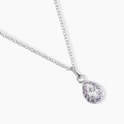 Collier Argent Tania Oxydes De Zirconium