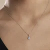 Collier Argent Tania Oxydes De Zirconium