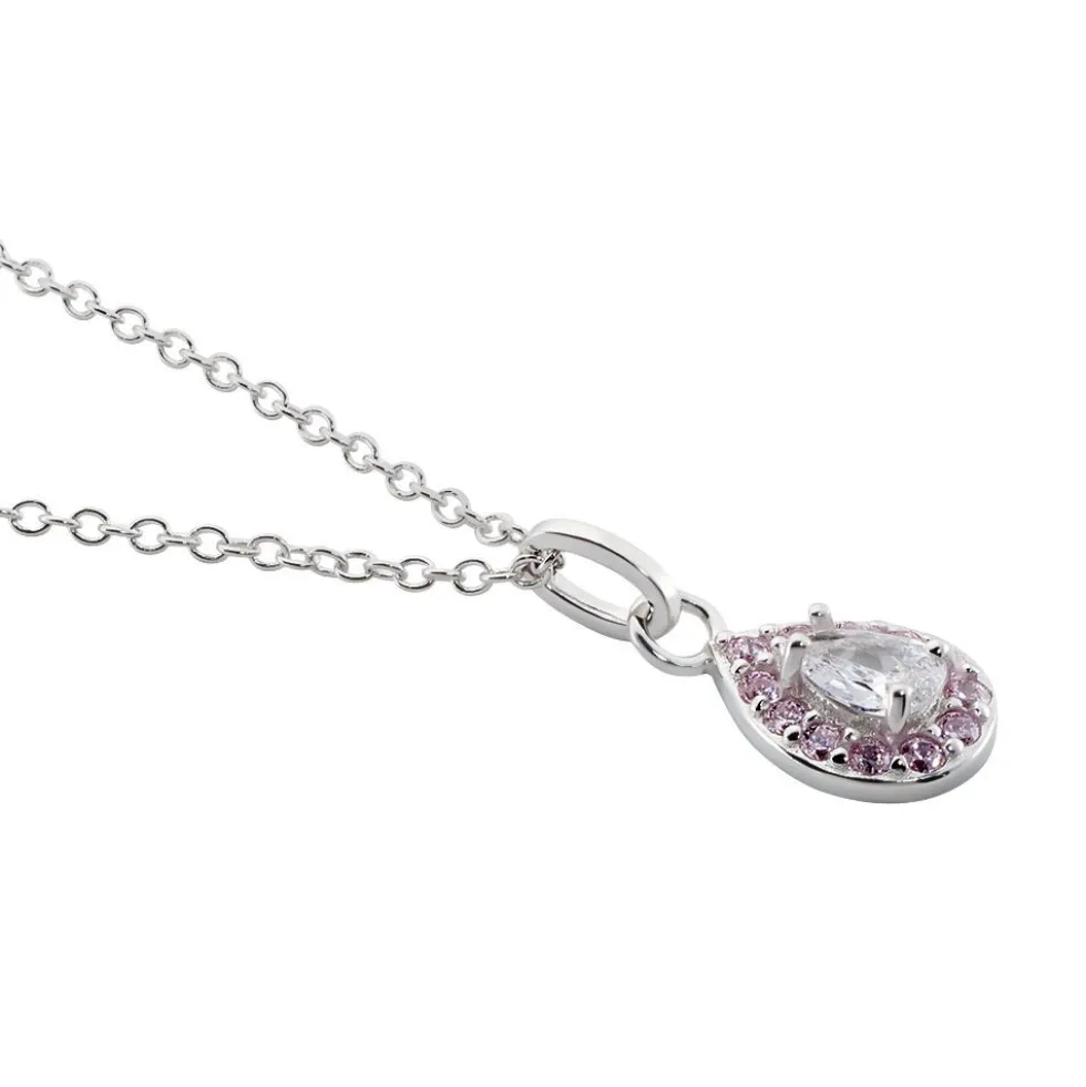 Collier Argent Tania Oxydes De Zirconium