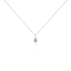 Collier Argent Tania Oxydes De Zirconium