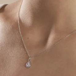 Collier Argent Tania Oxydes De Zirconium